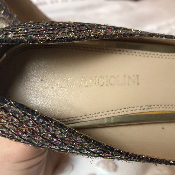 Gold and glitter pumps - size 8 - Enzo Angiolini - Picture 5 of 5